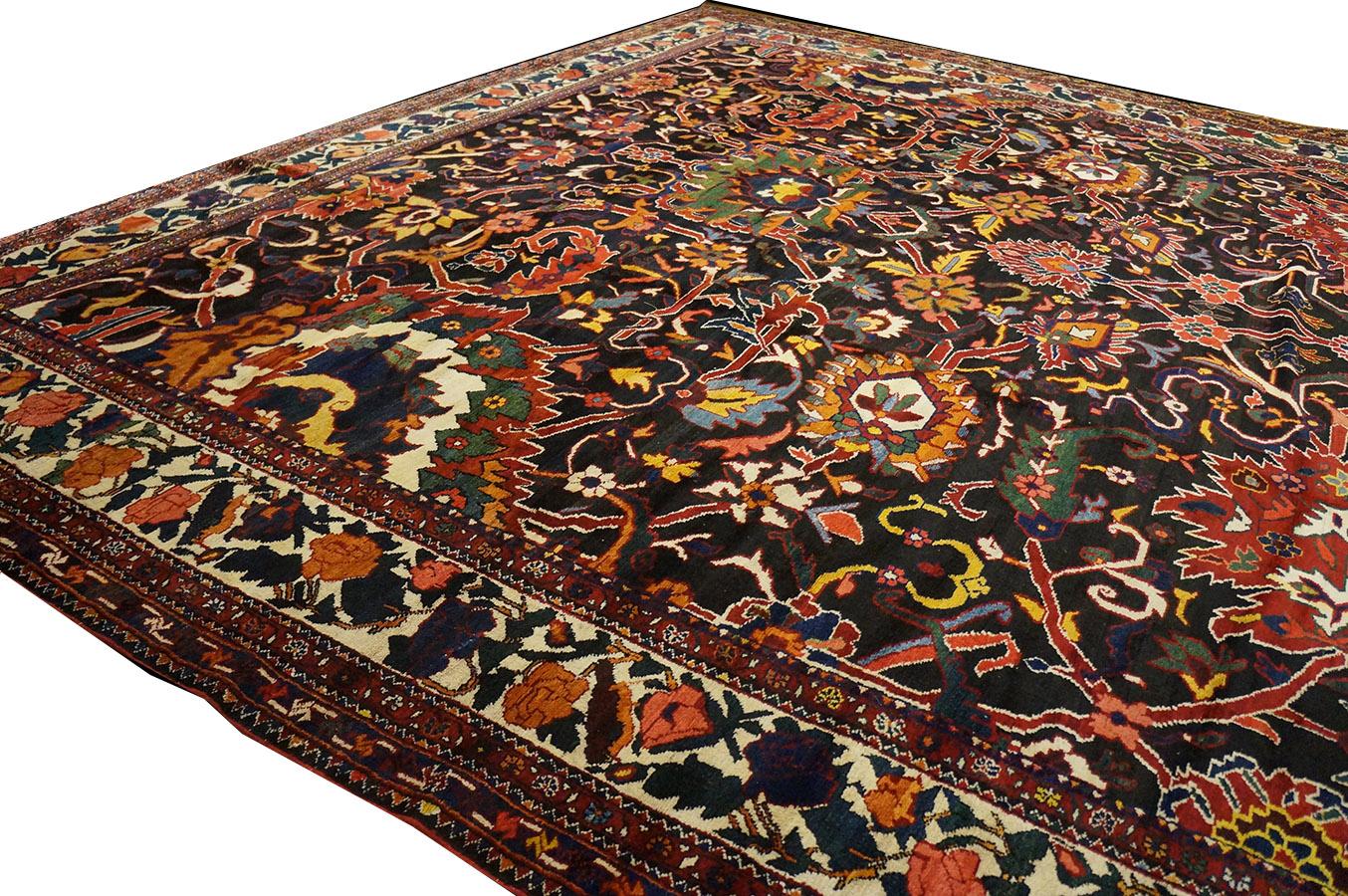 Wool Early 20th Century Persian Bakhtiari Carpet ( 16' x 23' - 487 x 702 ) For Sale
