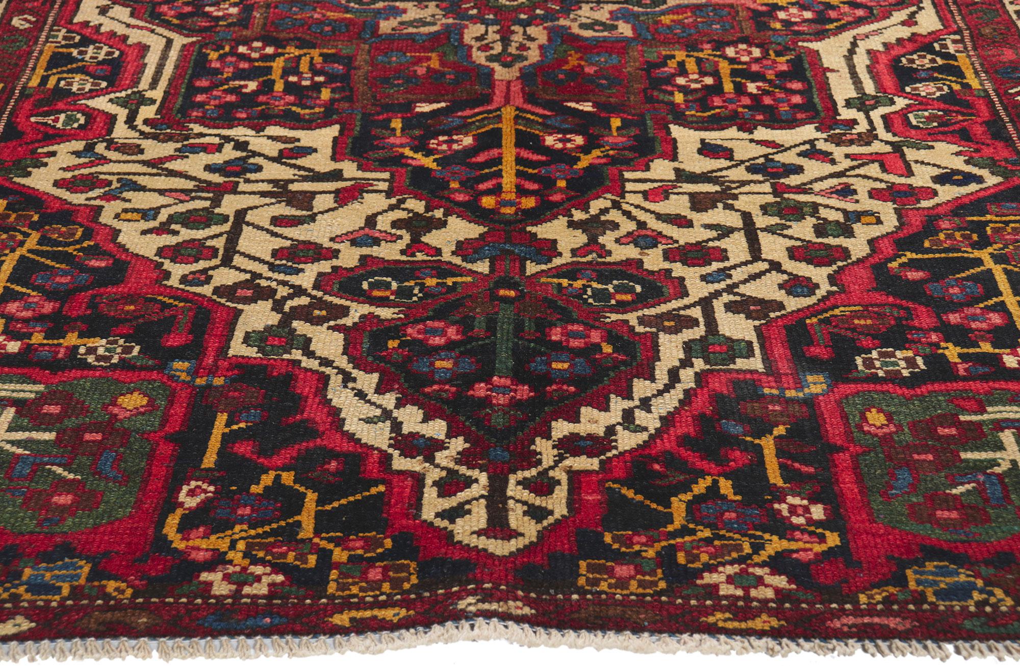 20th Century Antique Persian Bakhtiari Rug For Sale
