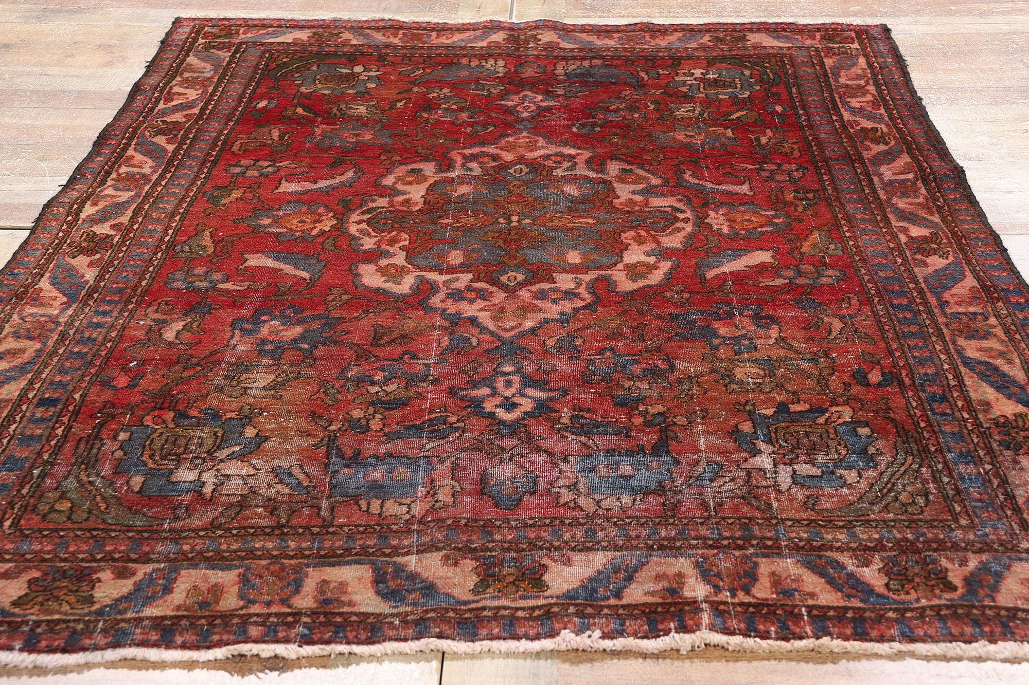 Antique Persian Bakhtiari Rug For Sale 1