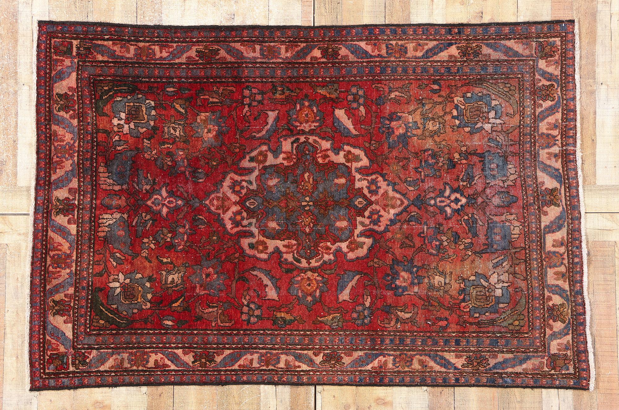 Antique Persian Bakhtiari Rug For Sale 2