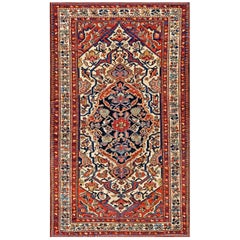 Tapis persan ancien Bakhtiari de 4' 6"" x 7' 2" pouces 