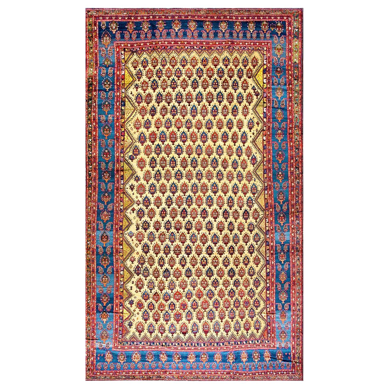 Tapis persan Bakhtiari du 19ème siècle ( 11'10" x 20' - 360 x 610 )