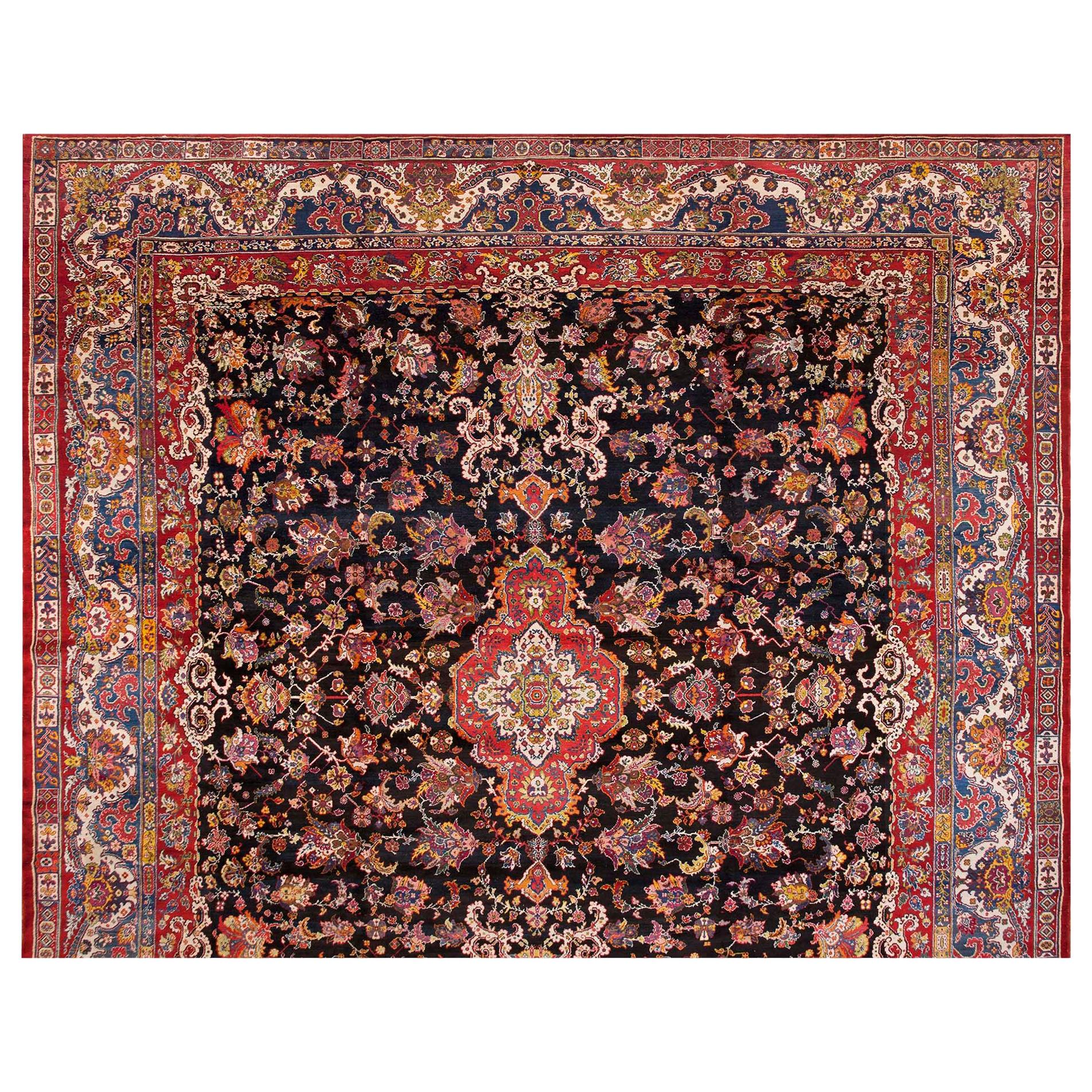 Mid 20th Century  Persian Bakhtiari Carpet ( 15'6" x 16'10" - 472 x 513 ) For Sale