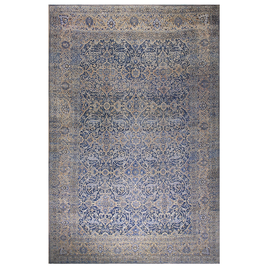 1920s Persian Bakhtiari Carpet ( 12'3" x 18'6" - 373 x 564 ) For Sale