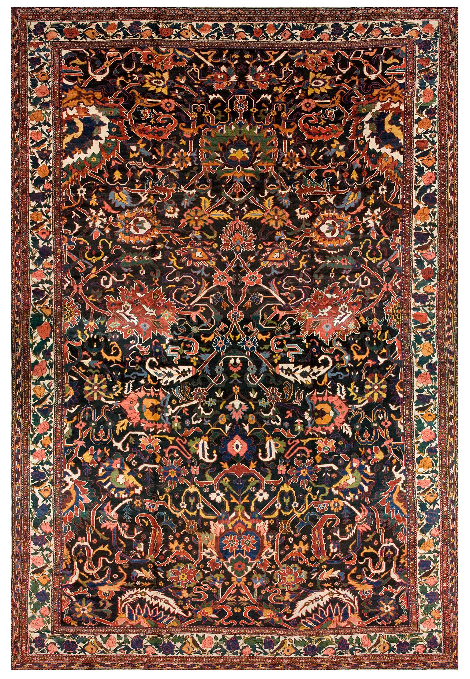 Early 20th Century Persian Bakhtiari Carpet ( 16' x 23' - 487 x 702 ) For Sale