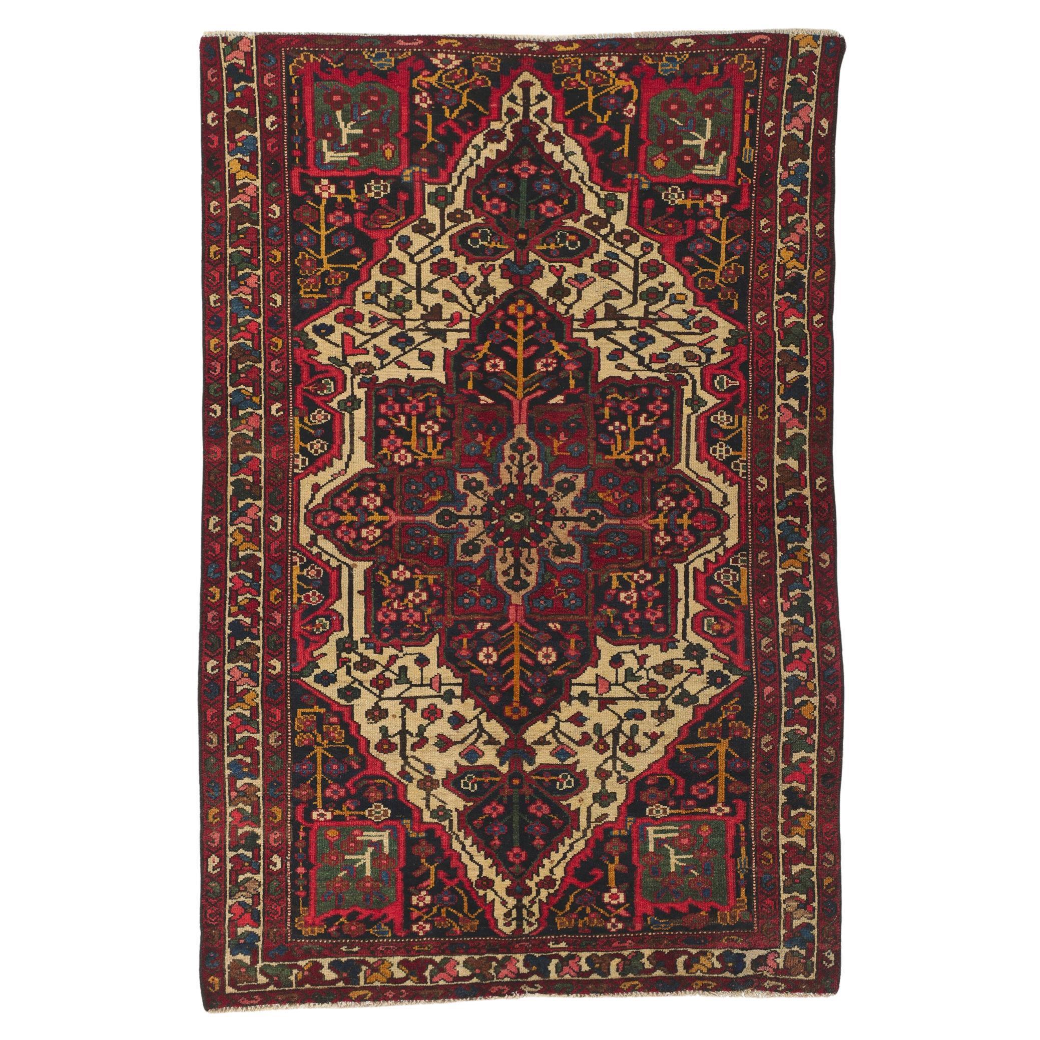 Antique Persian Bakhtiari Rug For Sale