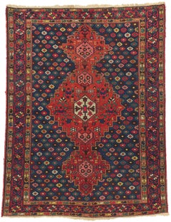 Antique Persian Bakhtiari Rug