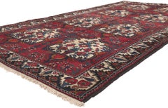 Antique Persian Bakhtiari Rug, Timeless Appeal Meets Patriotic Flair
