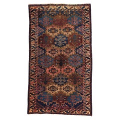 Antique Persian Bakhtiari Rug with Early Victorian Style