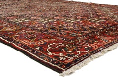 Antique Persian Bakhtiari Rug with Four Seasons Garden Design