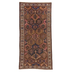 Antique Persian Bakhtiari Rug with Four Seasons Garden Design