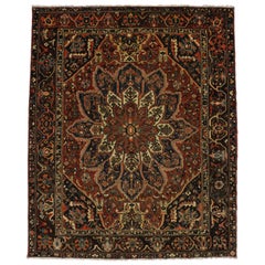 Vintage Persian Bakhtiari Rug with Traditional Luxe Style and Modern Lodge Vibes