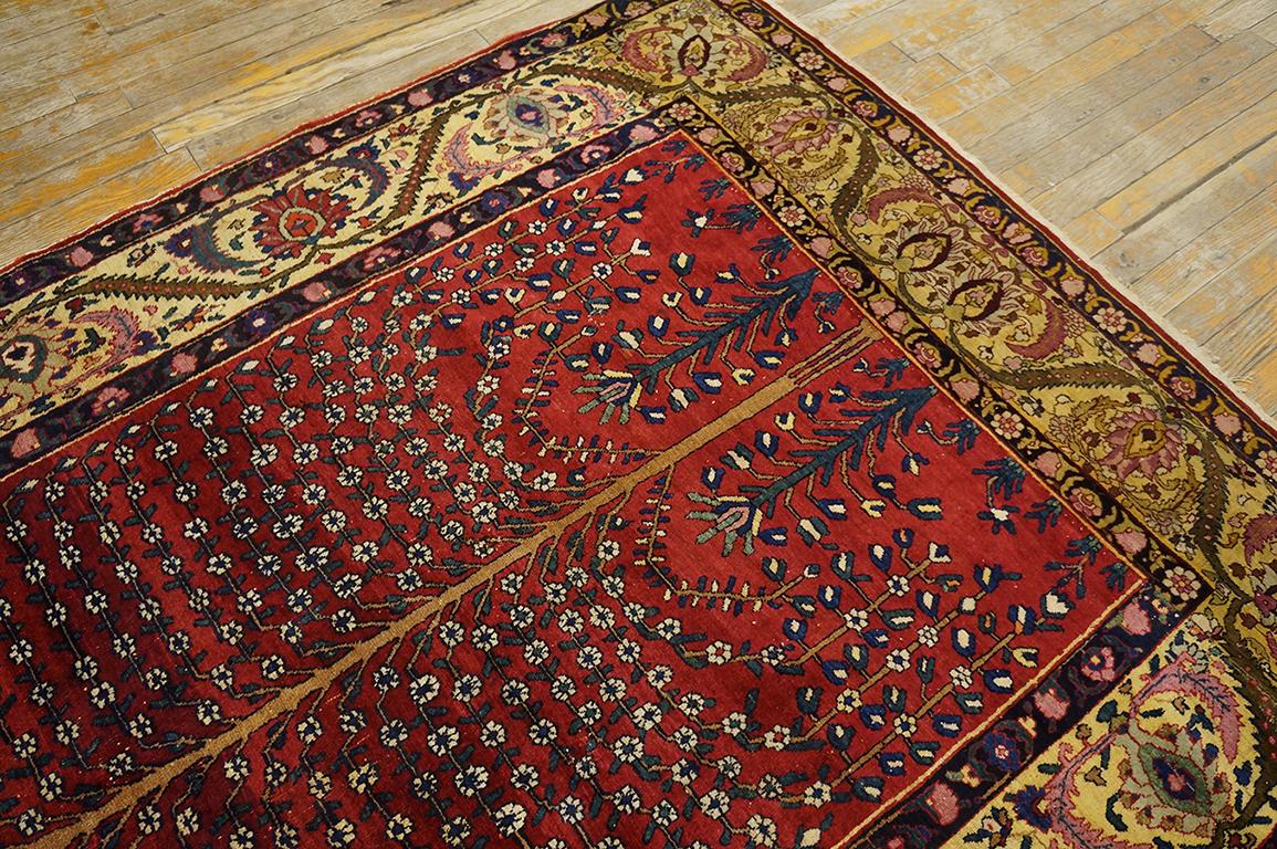 Late 19th Century Persian Bakhtiari Tree of Life Carpet (4'7