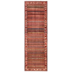 Antiker persischer Bakhtiari-Läufer. 4 Fuß x 12 Fuß 9 Zoll