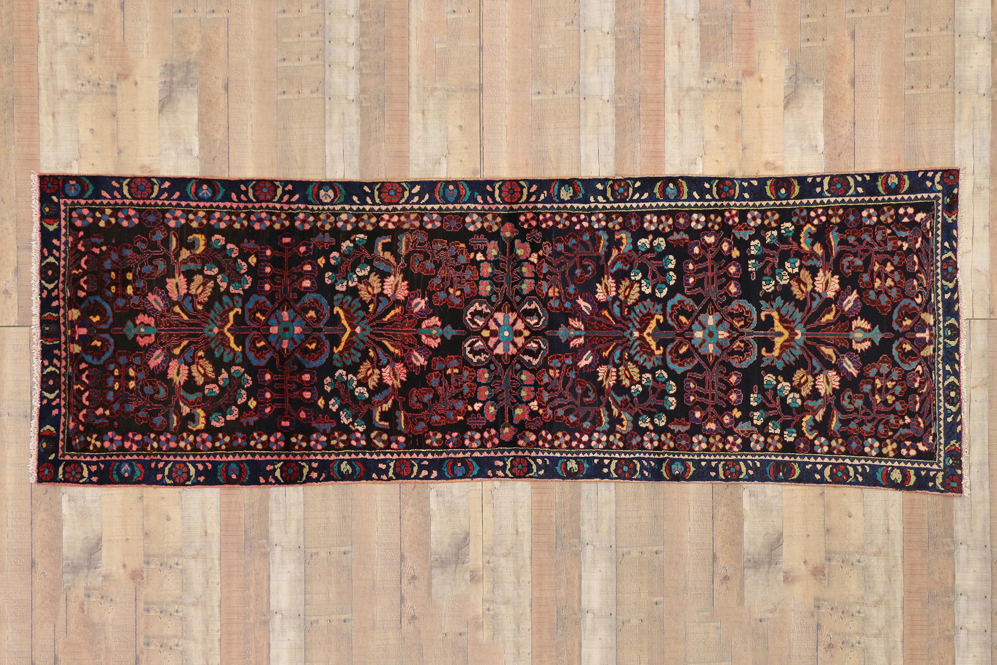 Antique Persian Bakhtiari Carpet, 03'04 x 10'00 For Sale 2