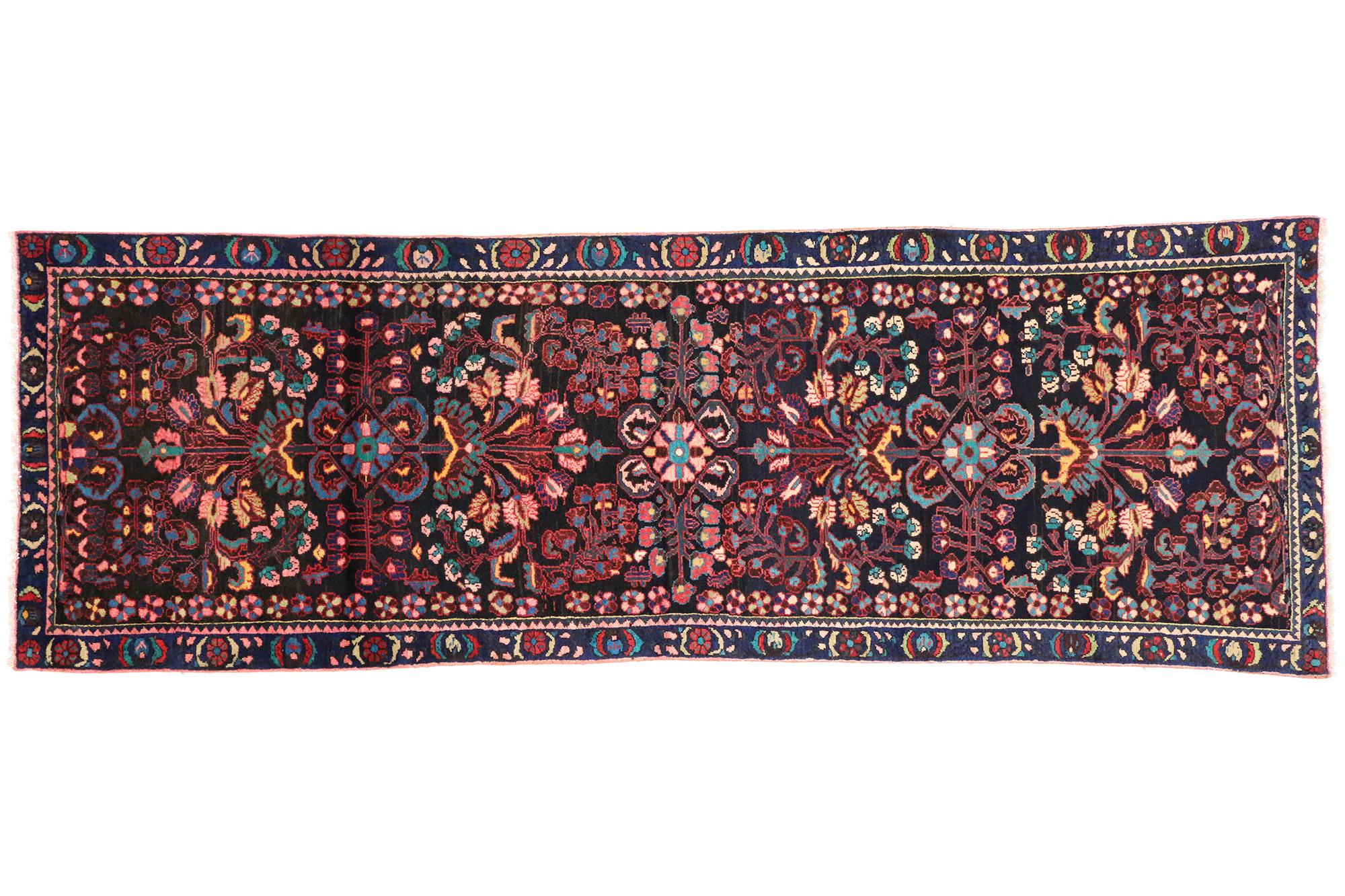 Antique Persian Bakhtiari Carpet, 03'04 x 10'00 For Sale 3