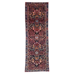 Antiker persischer Bakhtiari Teppich, 03'04 x 10'00
