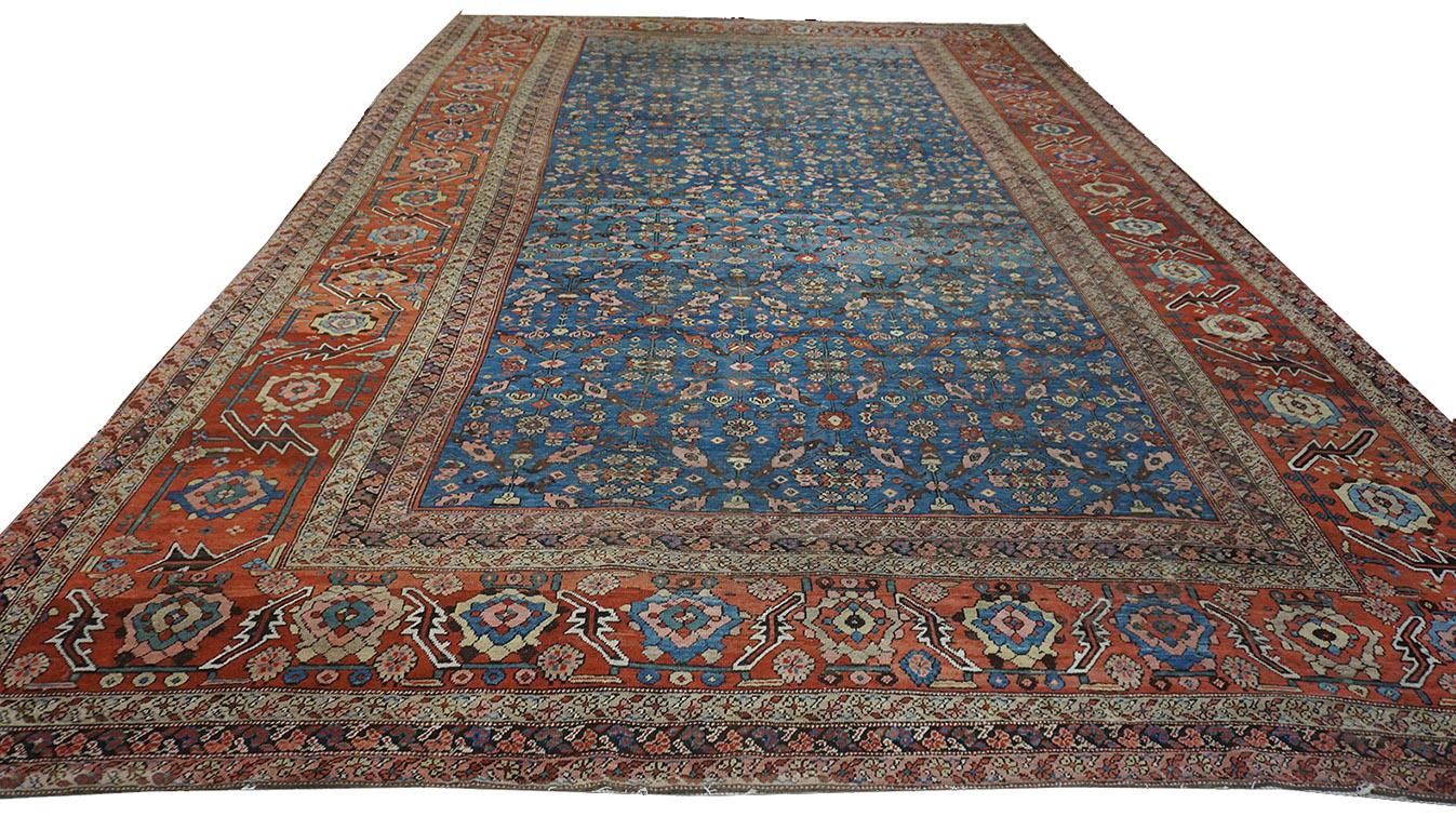 NW-Persischer Bakshaiesh-Teppich des 19. Jahrhunderts (12' x 18'8