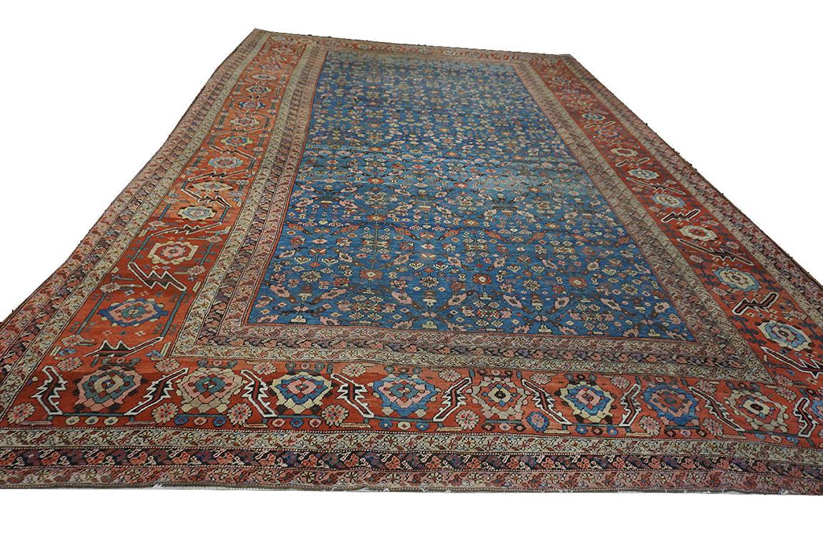 Persischer Bakshaiesh-Teppich aus dem 19. Jahrhundert NW ( 12'' x 18''8- 366 x 570) (Wolle) im Angebot