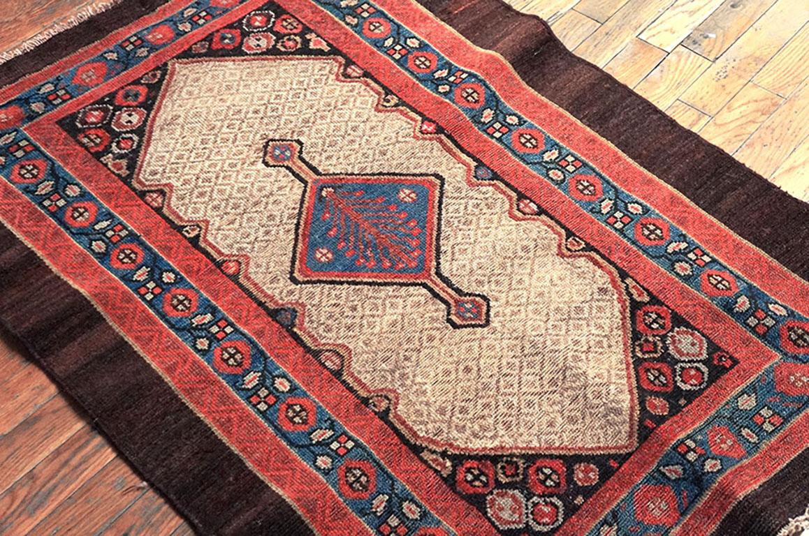Antique Persian Bakshaiesh Rug In Good Condition For Sale In New York, NY