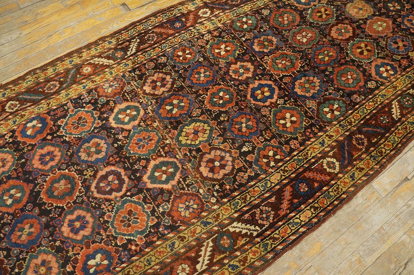 19. Jahrhundert N.W. Persischer Bakshaiesh-Läufer ( 3'4'' x 11'8'' - 102 x 356) im Angebot 2