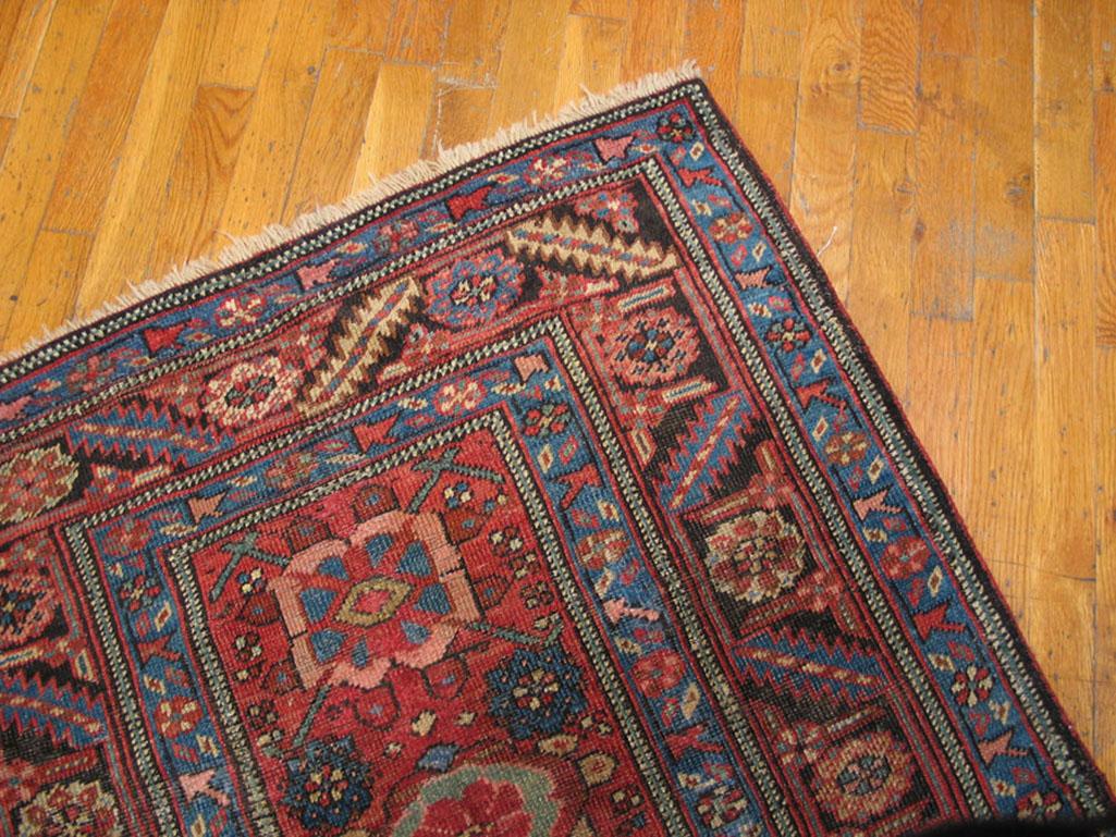 Hand-Knotted 19th Century Persian Bakshaiesh Carpet ( 3' x 10'4