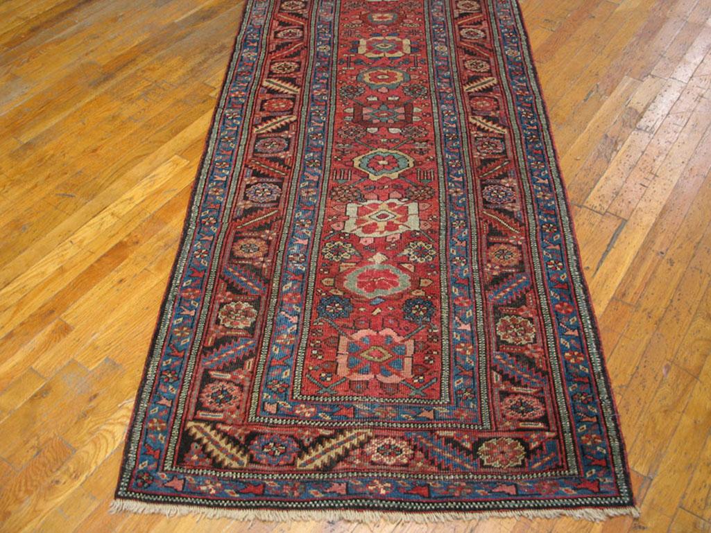 19th Century Persian Bakshaiesh Carpet ( 3' x 10'4
