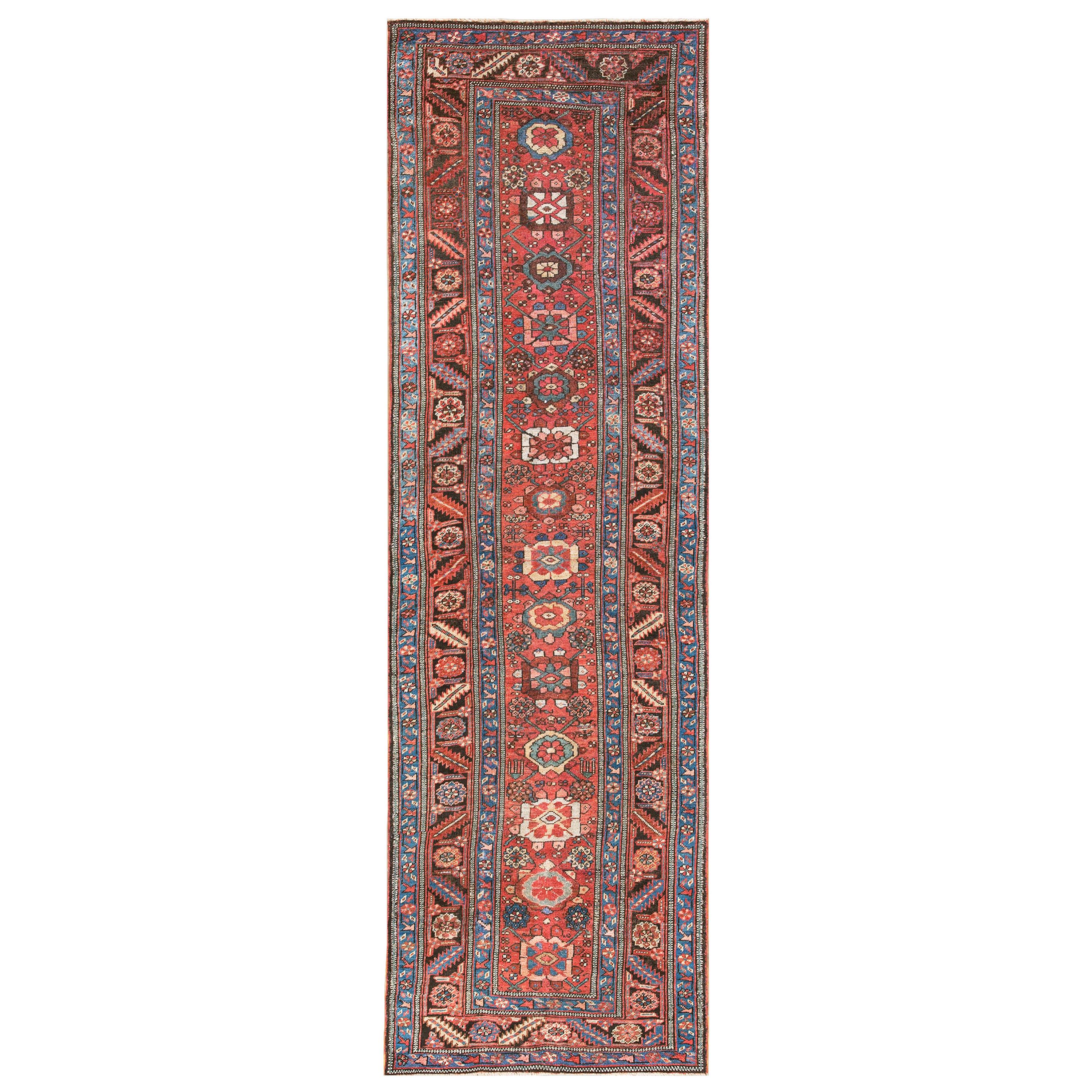 19th Century Persian Bakshaiesh Carpet ( 3' x 10'4" - 90 x 315 )