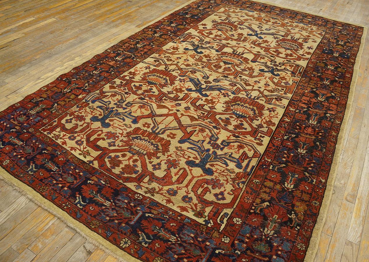 19. Jahrhundert N.W. Persischer Bakshaiesh-Teppich ( 6'3'' x 10'3'' 190 x 312) im Angebot 8