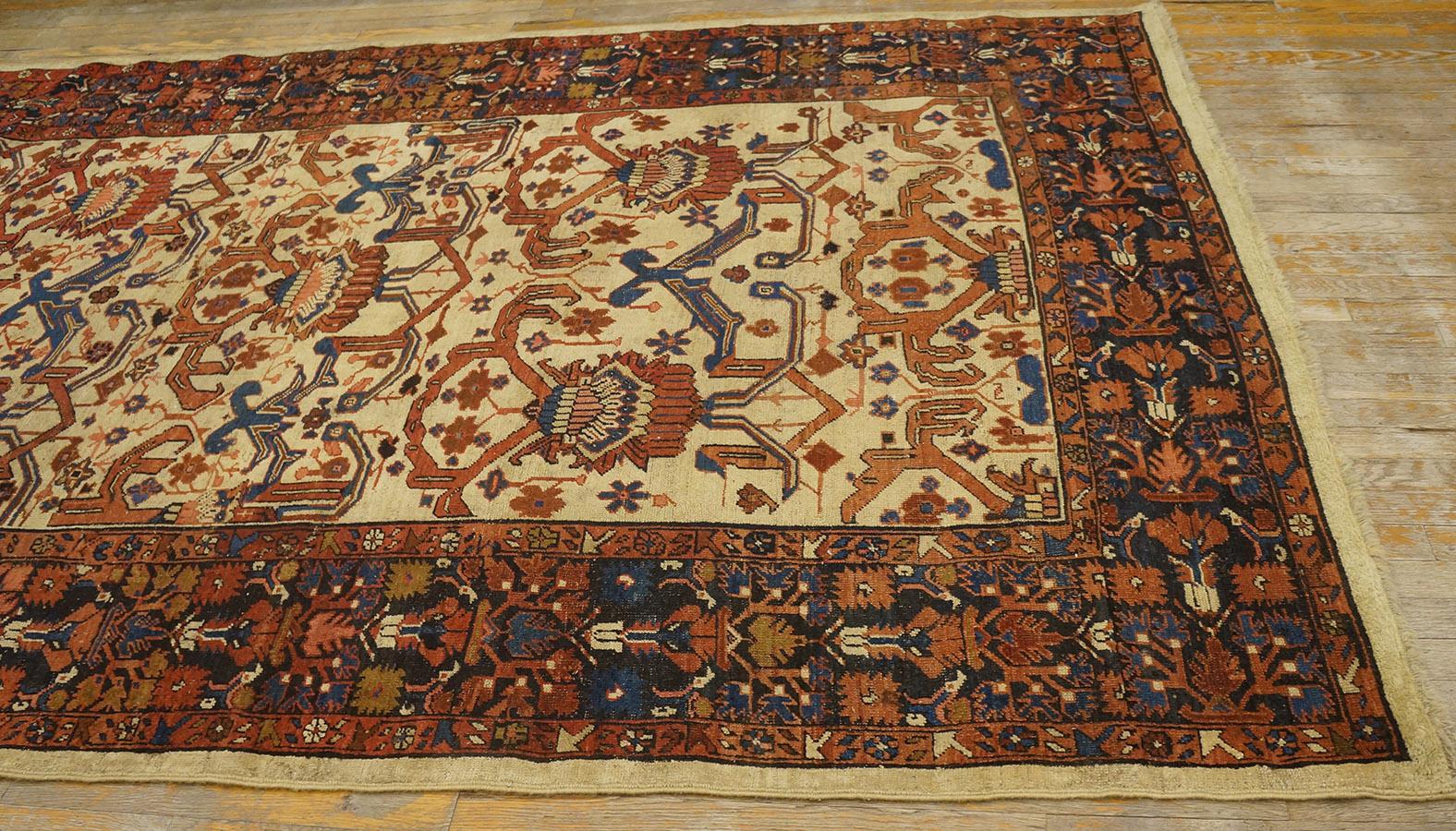 19. Jahrhundert N.W. Persischer Bakshaiesh-Teppich ( 6'3'' x 10'3'' 190 x 312) (Bakshaish) im Angebot