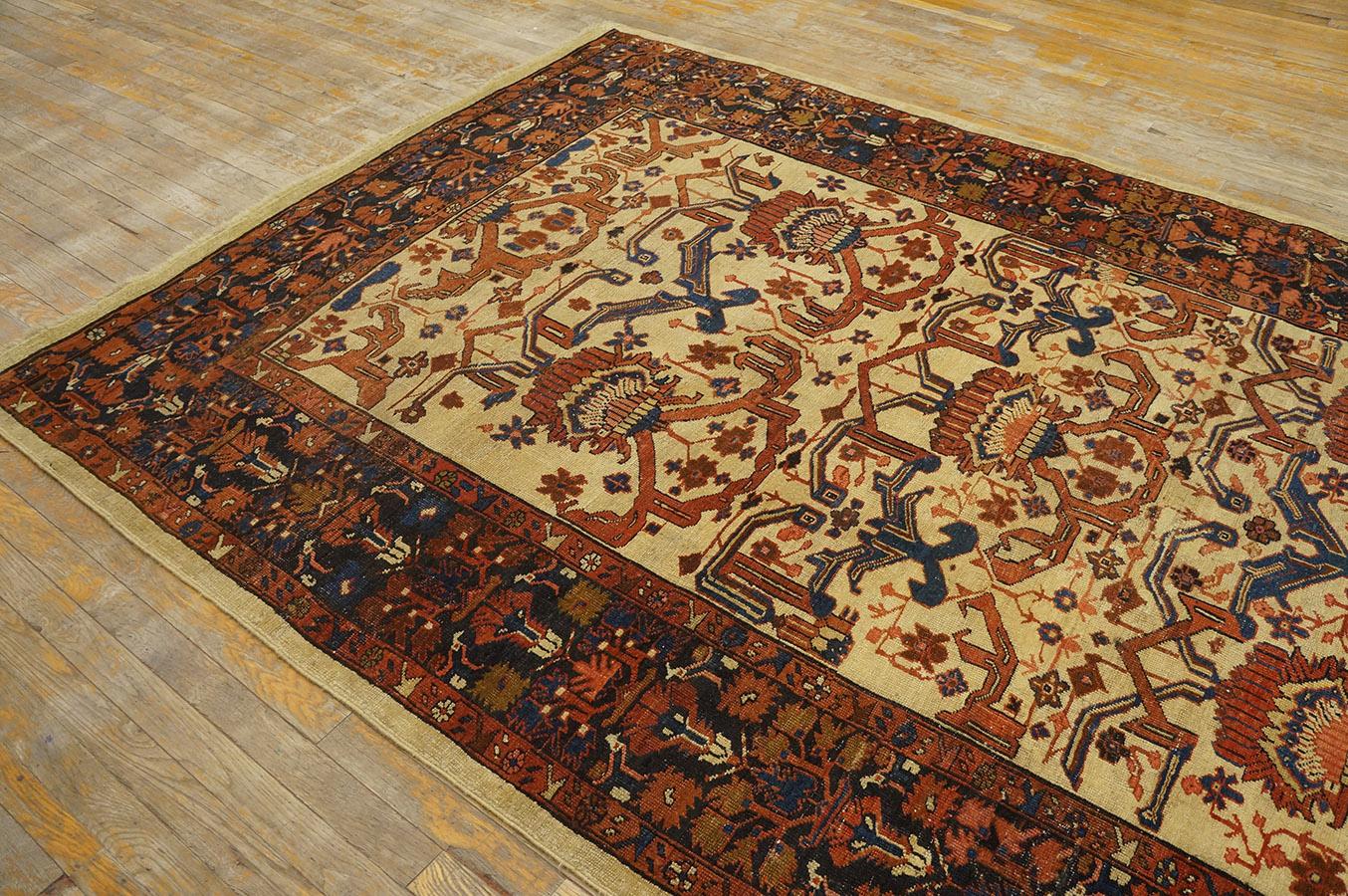 19. Jahrhundert N.W. Persischer Bakshaiesh-Teppich ( 6'3'' x 10'3'' 190 x 312) (Wolle) im Angebot