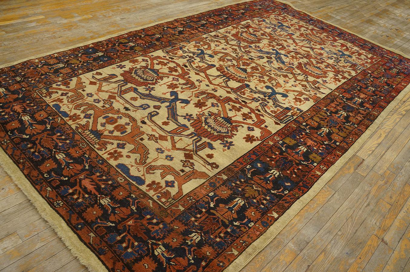 19. Jahrhundert N.W. Persischer Bakshaiesh-Teppich ( 6'3'' x 10'3'' 190 x 312) im Angebot 1