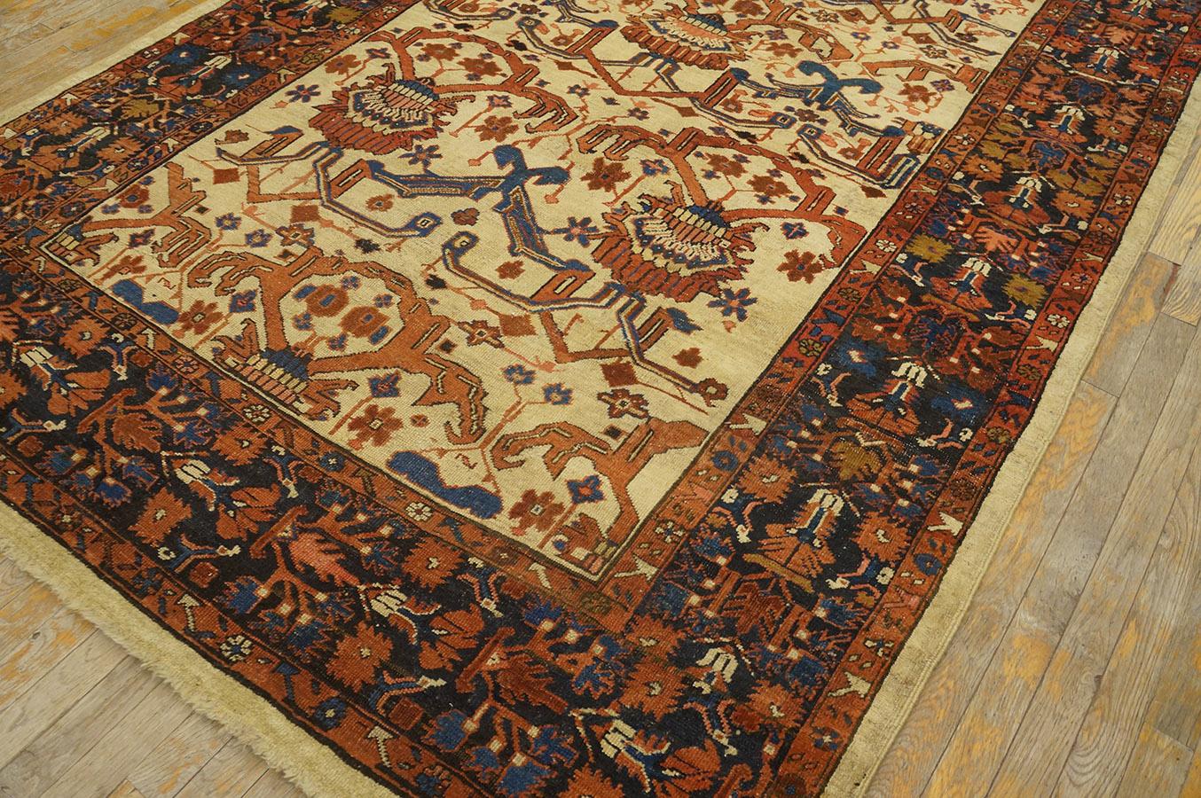 19. Jahrhundert N.W. Persischer Bakshaiesh-Teppich ( 6'3'' x 10'3'' 190 x 312) im Angebot 2