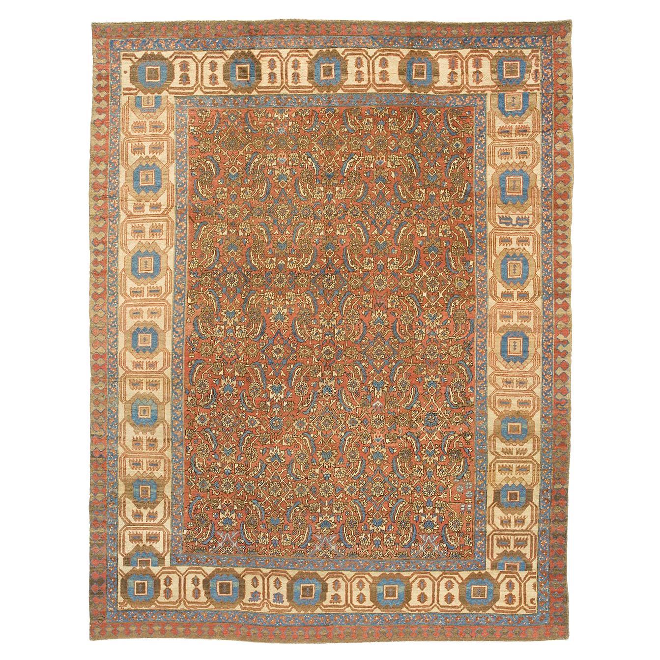 Antique Persian Bakshaish Carpet For Sale