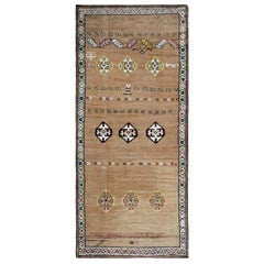 Antique Persian Bakshaish Carpet. Size: 3 ft 8 in x 8 ft 7 in (1.12 m x 2.62 m)