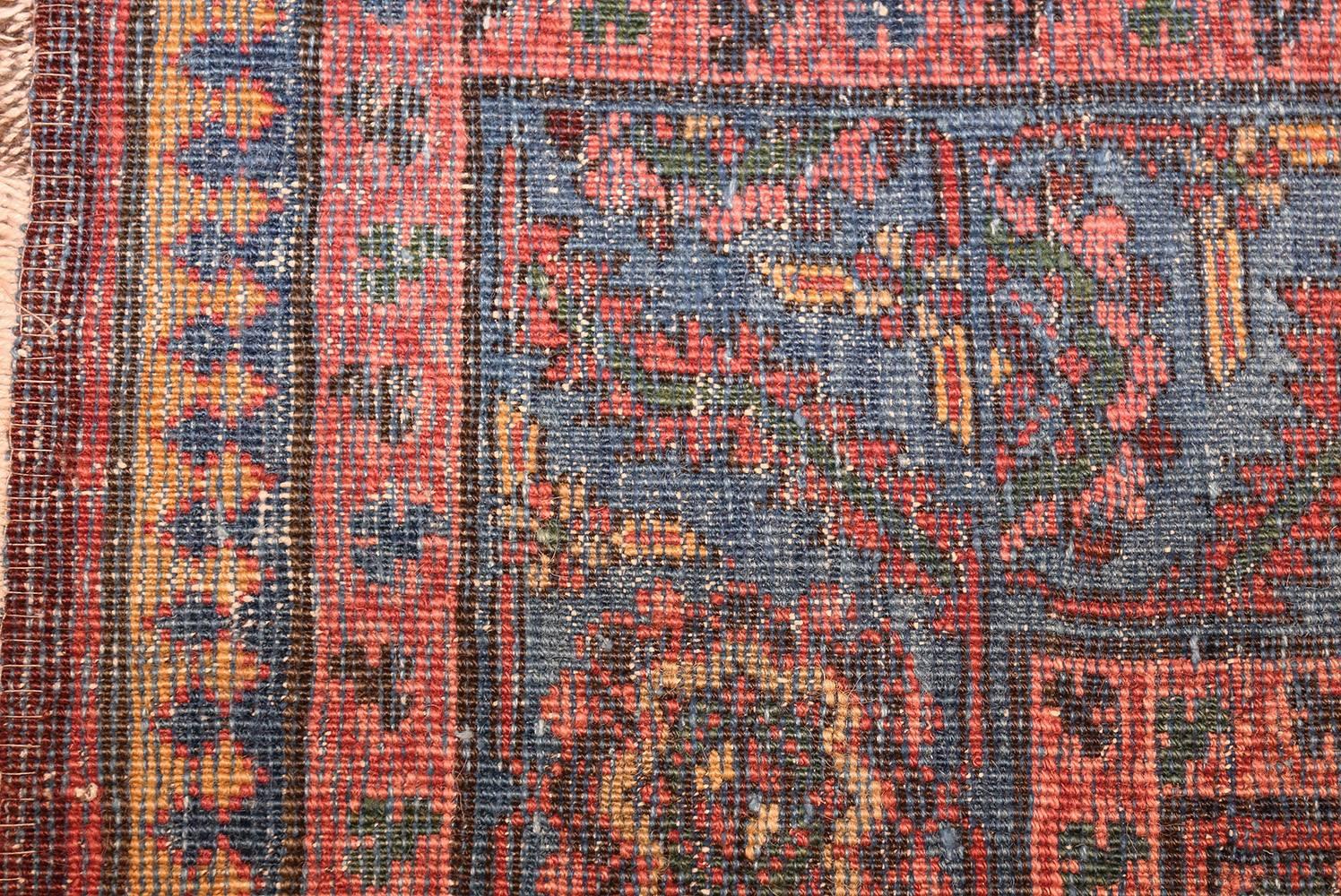 Antique Persian Bakshaish Gallery Size Rug. Size: 6 ft 7 in x 13 ft 9 in  1