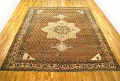 Tapis persan ancien de Bakshaish Oriental, de grande taille avec médaillon central