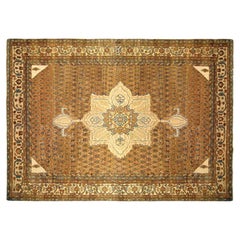 Tapis persan ancien de Bakshaish Oriental, de grande taille avec médaillon central