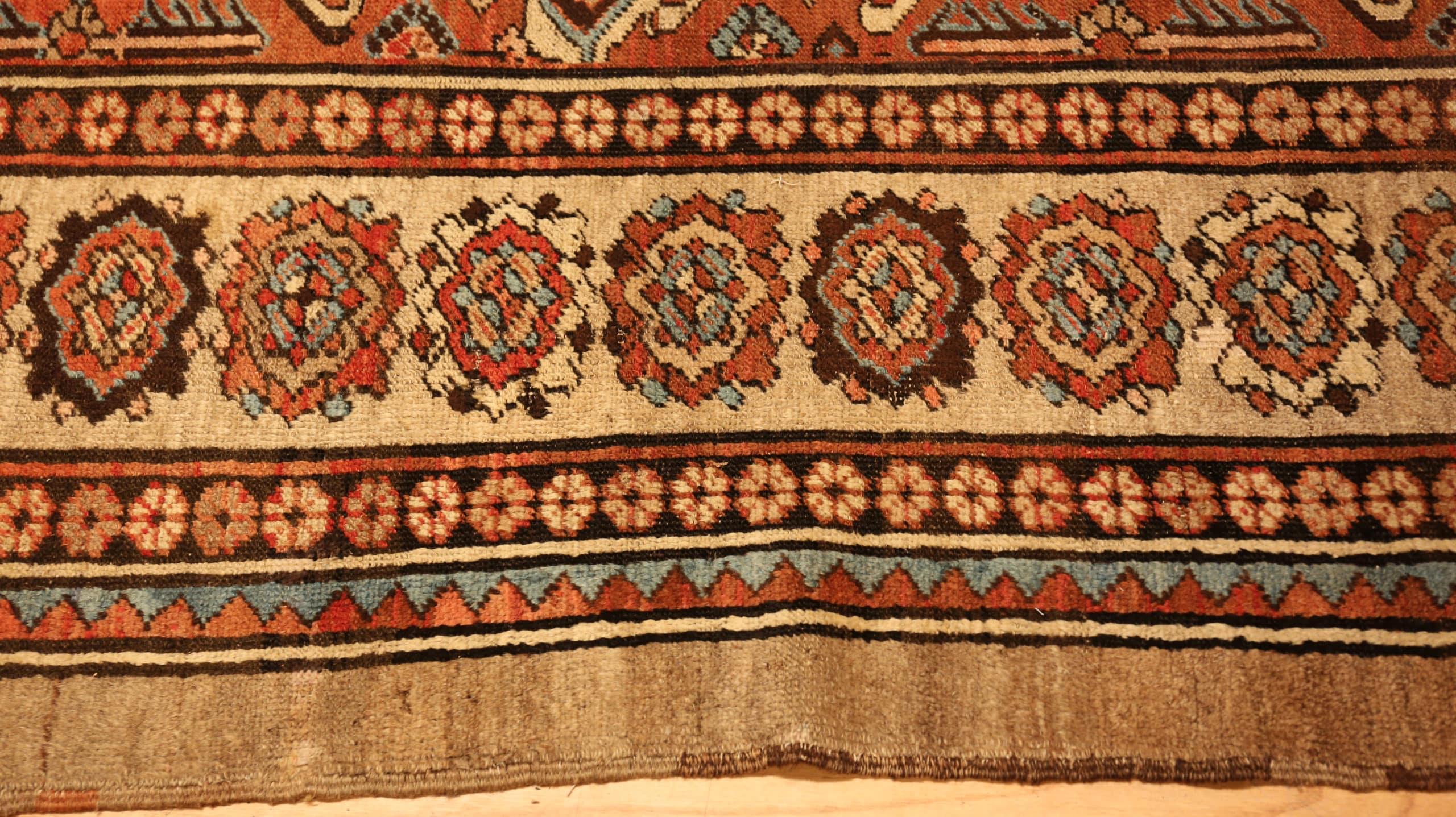 Antique Persian Bakshaish Rug, Country of Origin / rug type: Persian rug, Circa date: 1880. Size: 10 ft 10 in x 14 ft 1 in (3.3 m x 4.29 m)




