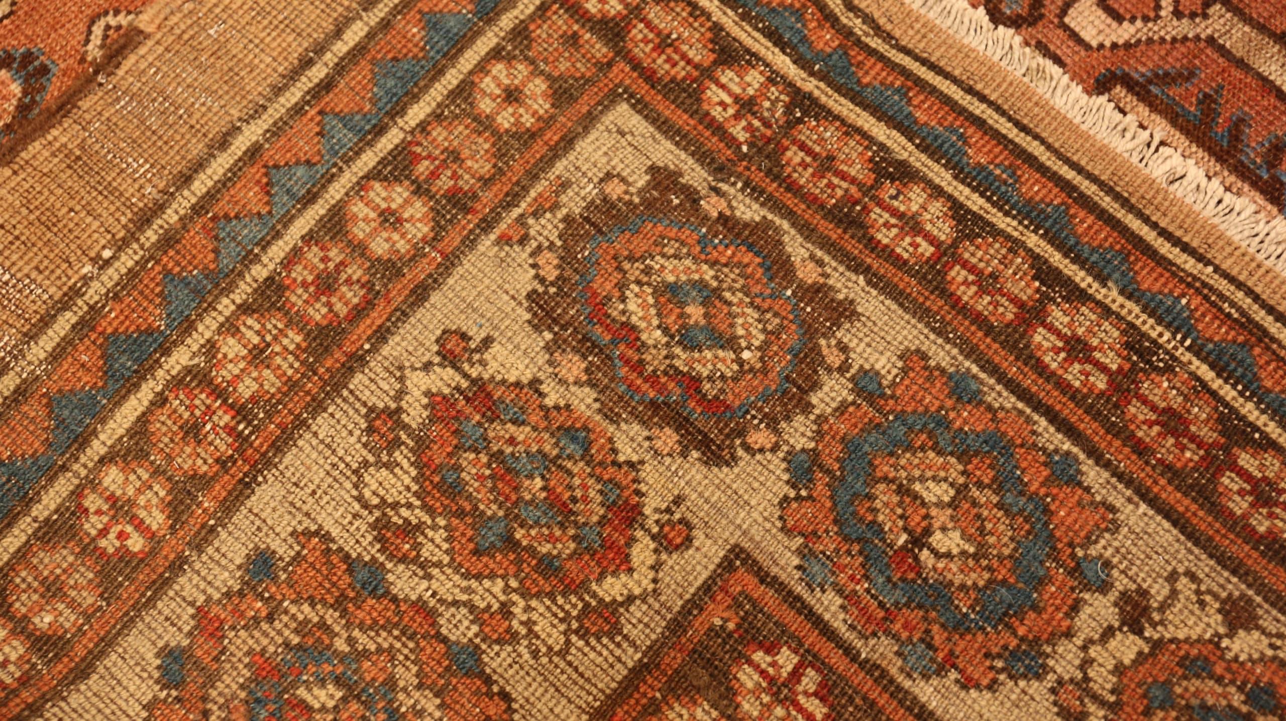Antiker persischer Bakshaish-Teppich. 10 ft 10 in x 14 ft 1 in im Angebot 1