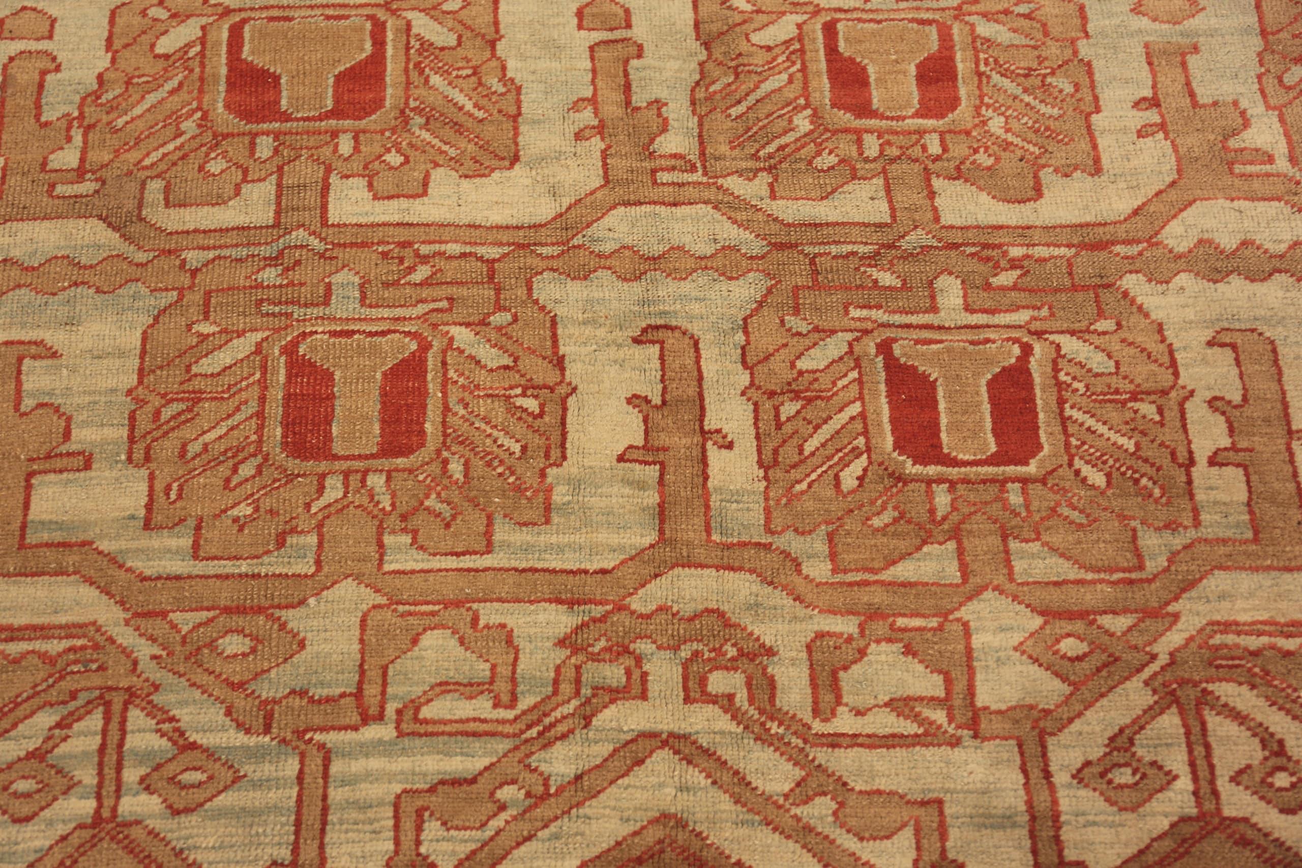 Antiker persischer Bakshaish-Teppich. 12 ft 8 in x 14 ft 8 in (Persisch) im Angebot