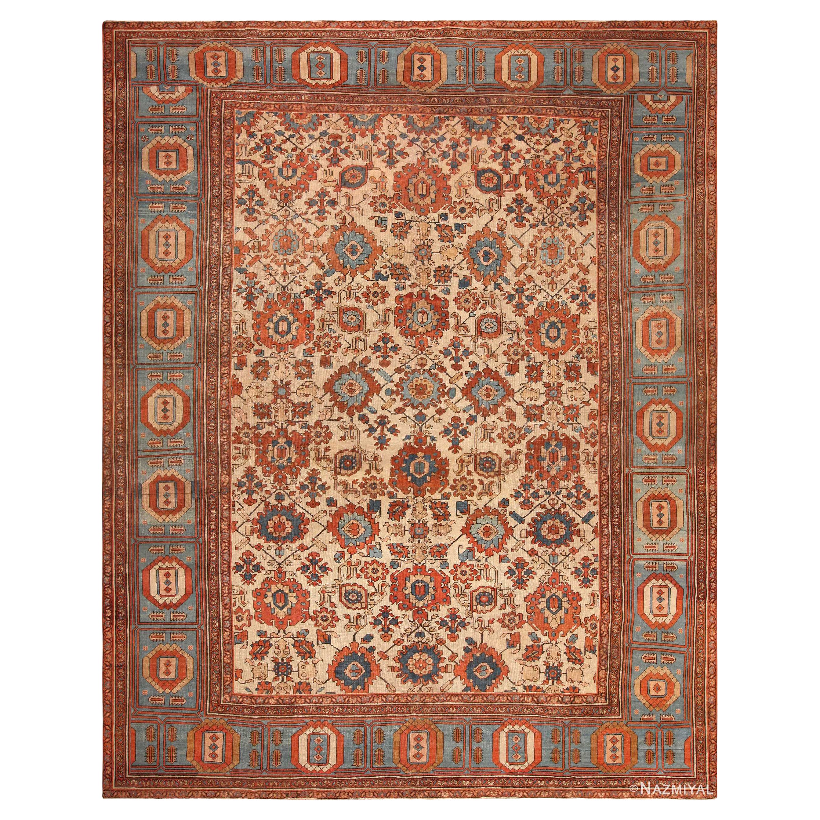 Antiker persischer Bakshaish-Teppich. 12 ft x 15 ft 3 in