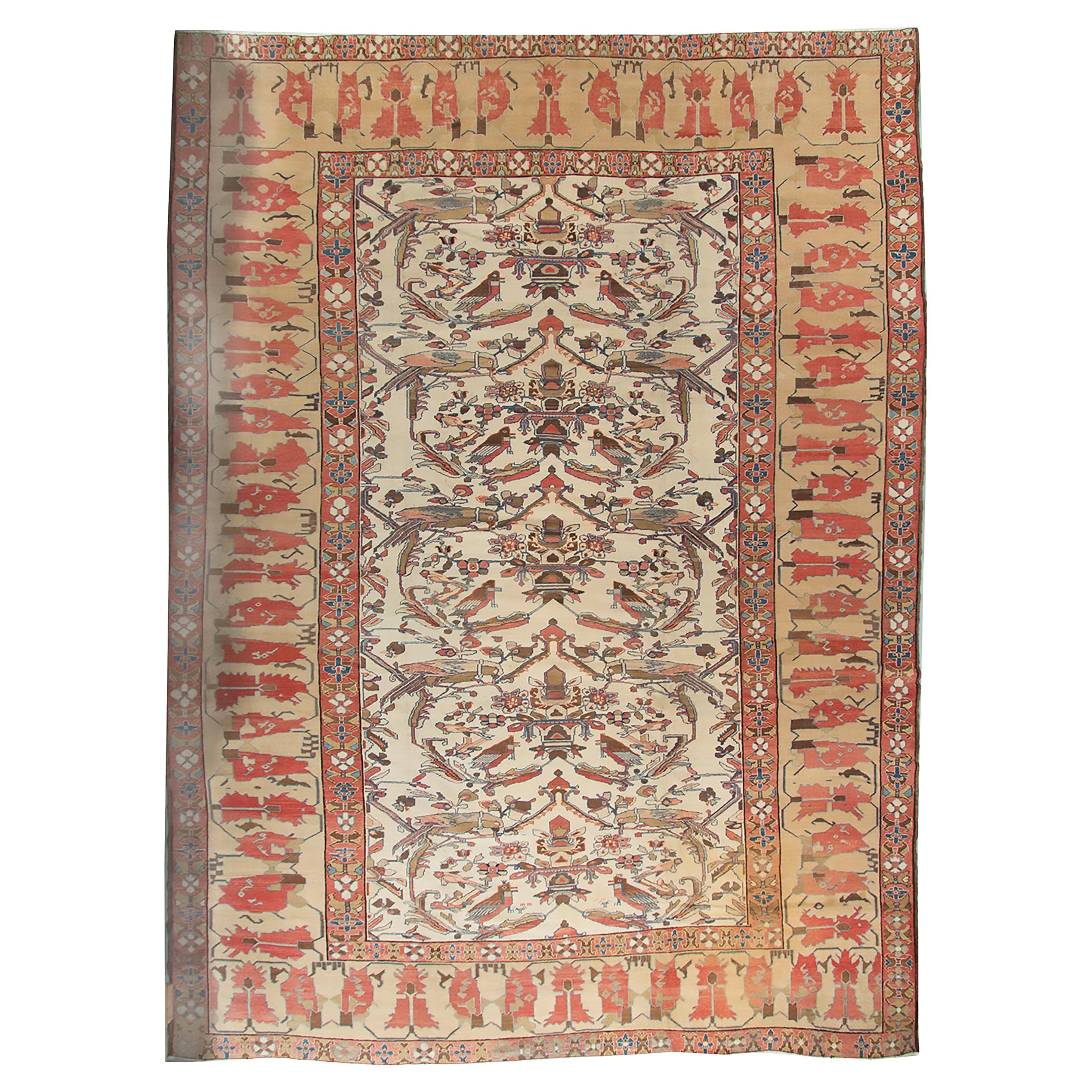 Antiker persischer Bakshaish-Teppich, 13' x 17'6 cm, antik