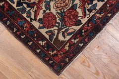 Antique Persian Baktiary Carpet, Red Field
