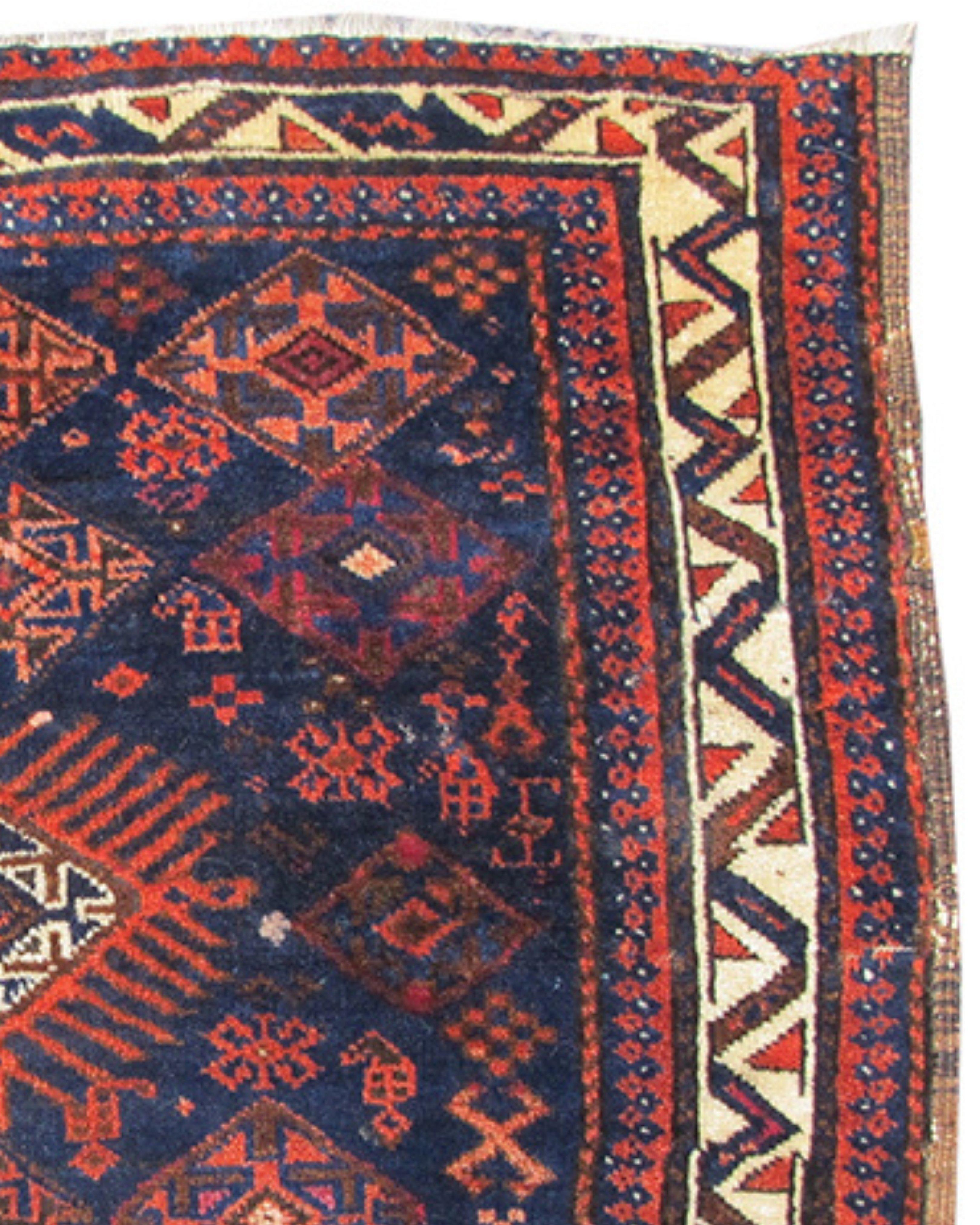 Antikes persisches Belutsch-Taschengesicht, Ende 19. (Persisch) im Angebot