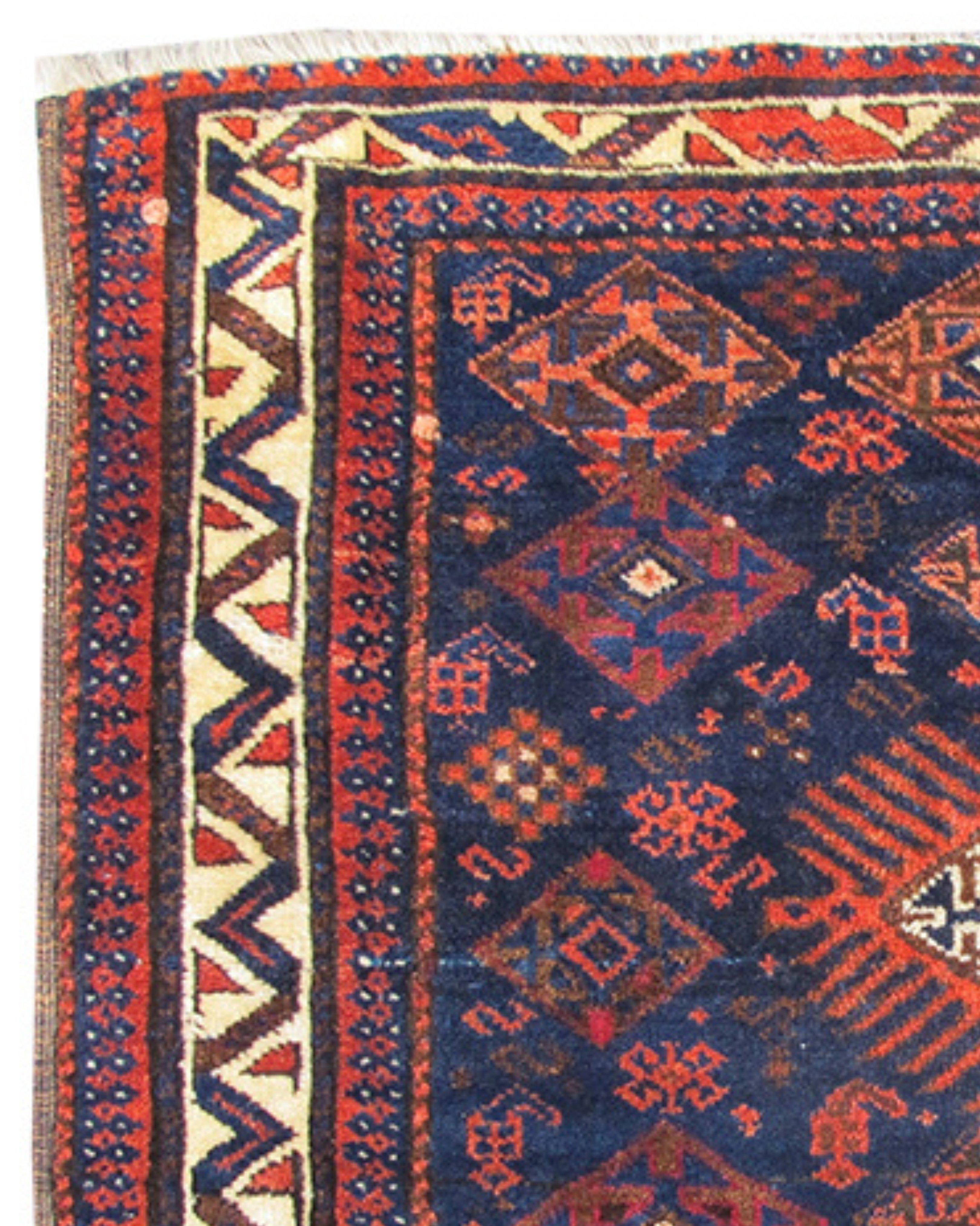 Antikes persisches Belutsch-Taschengesicht, Ende 19. (Handgeknüpft) im Angebot