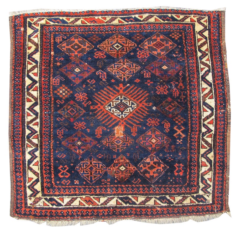 Antique Persian Baluch Bagface, Late 19th Century