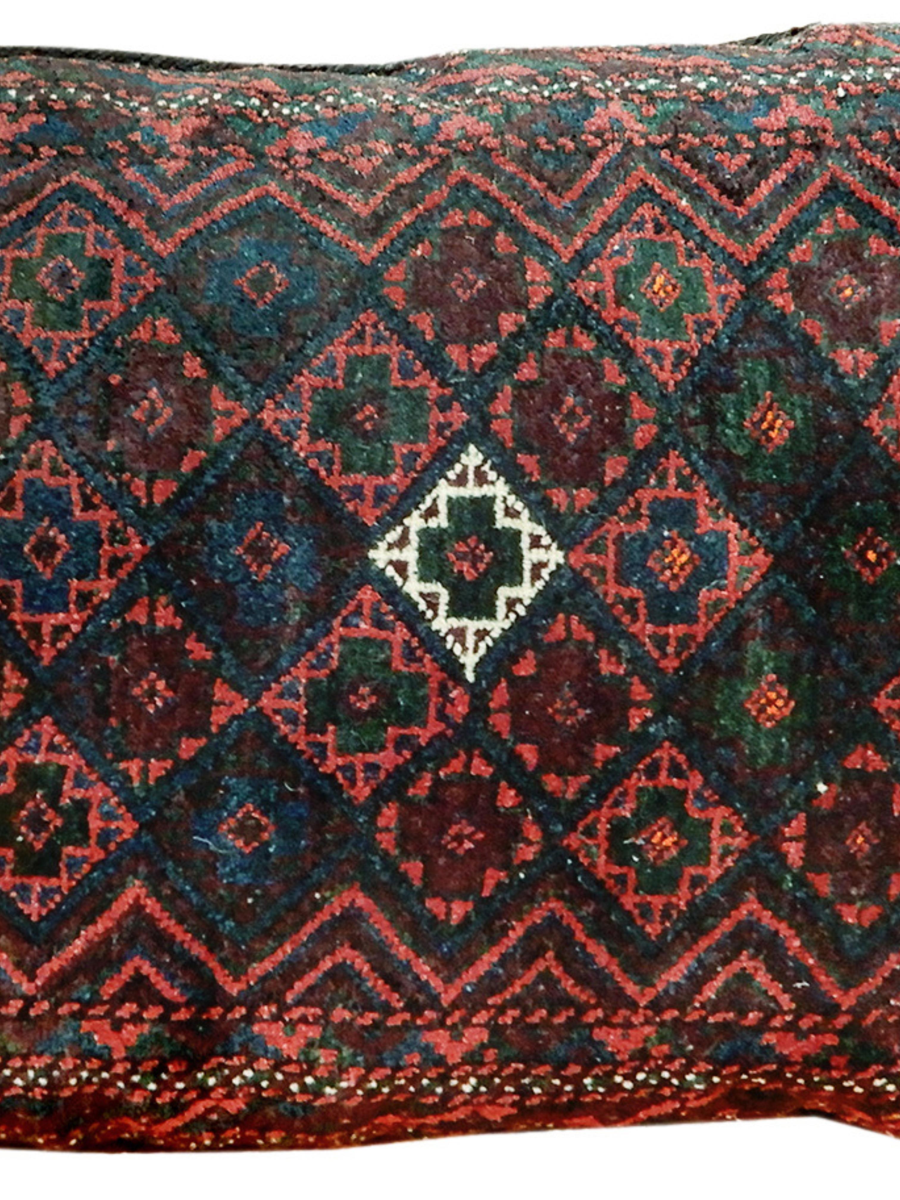 Baluch Balisht Throw Pillow, Early 20th Century

Additional Information:
Dimensions: 1'8