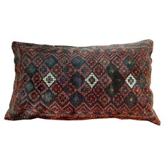 Antique Persian Baluch Balisht Throw Pillow, Early 20th Century