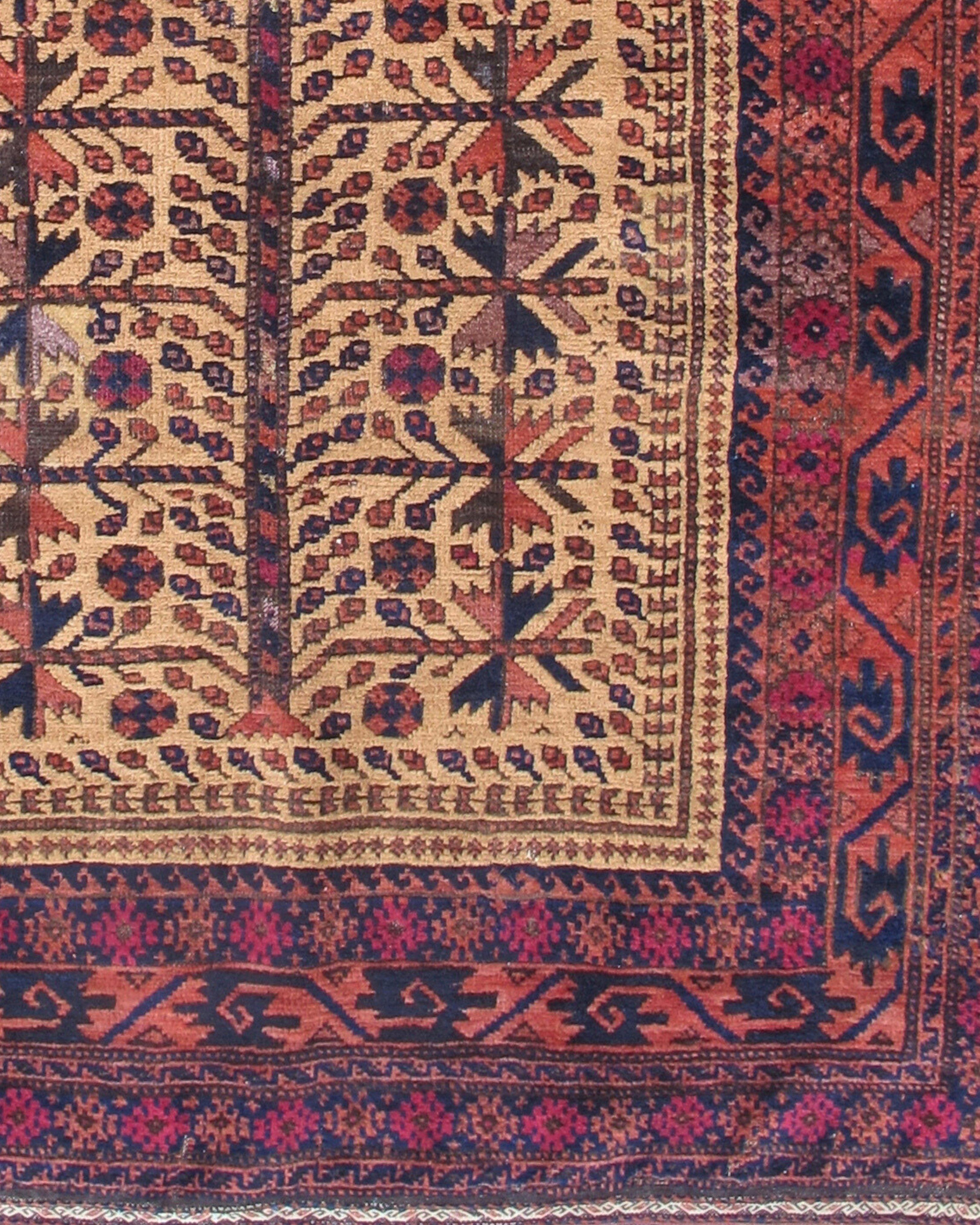 XIXe siècle Ancien tapis persan de prière Baluch, vers 1900 en vente